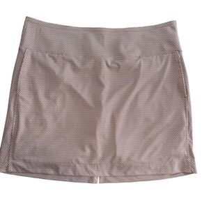 Fairway & Greene Golf Skort Womens Excellent Stretch Athletic XL Brown White
